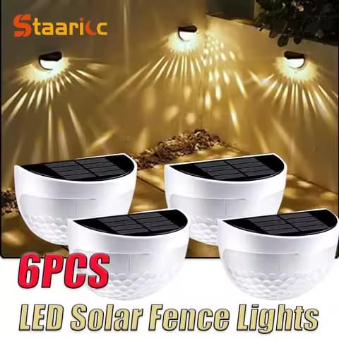 Lampes solaires pour clôture – LED imperméables