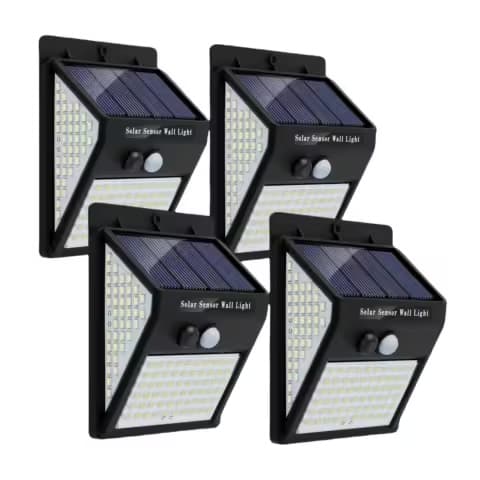 Projecteur solaire 140 LED à capteur de mouvement – 270°