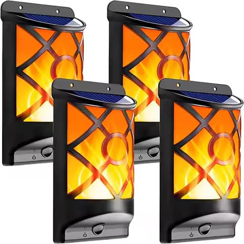 Applique solaire flamme vacillante – 96 LED
